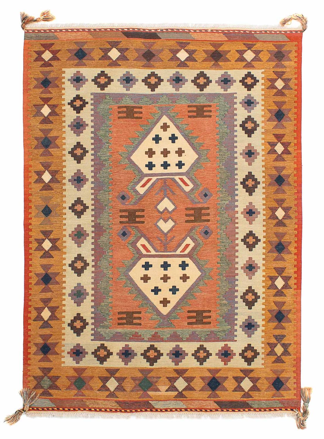 Tappeto Kelim - Orientale - 205 x 144 cm - multicolore