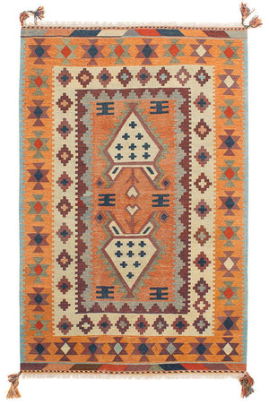 Tappeto Kelim - Orientale - 212 x 143 cm - multicolore