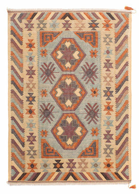 Tappeto Kelim - Orientale - 204 x 147 cm - multicolore