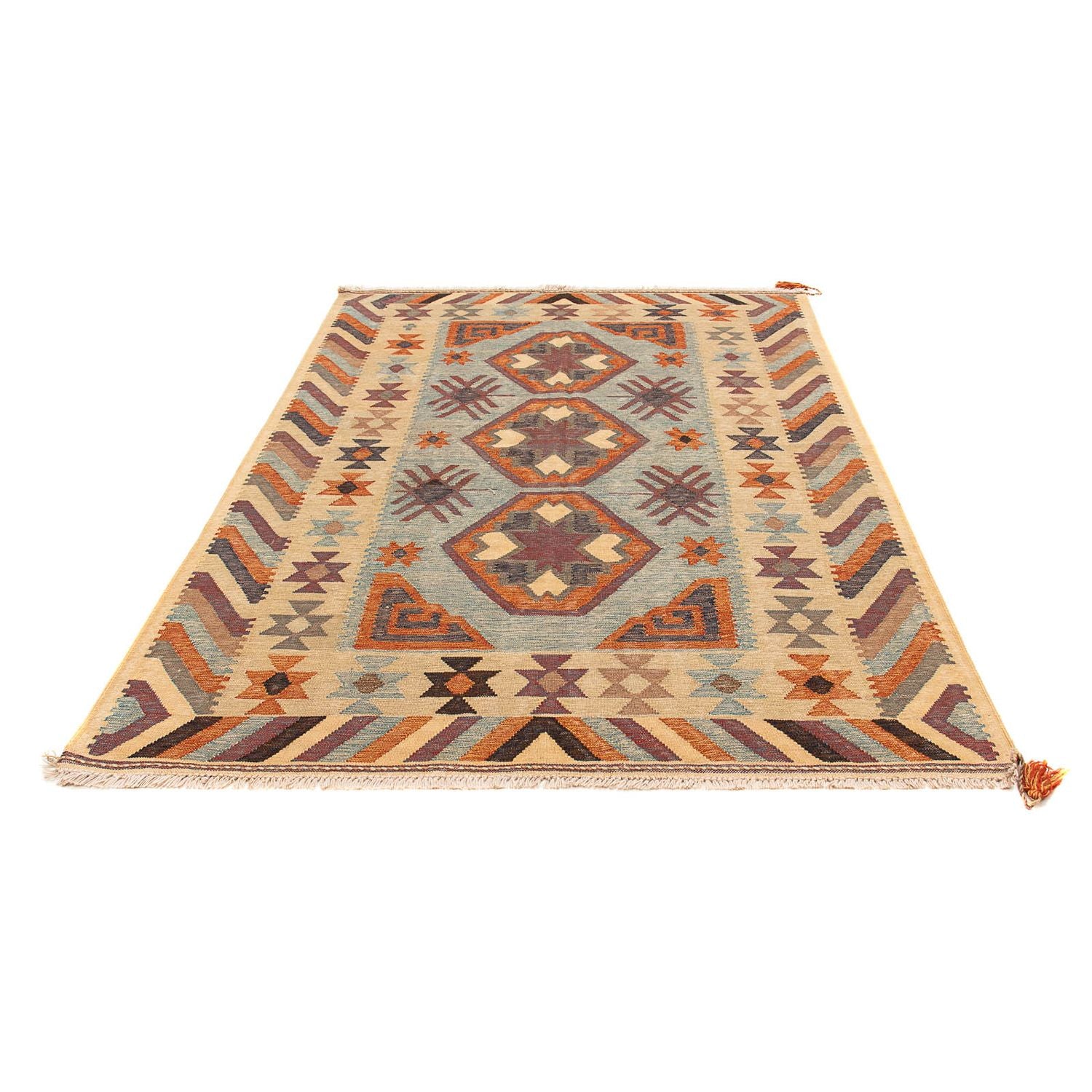 Tappeto Kelim - Orientale - 204 x 147 cm - multicolore