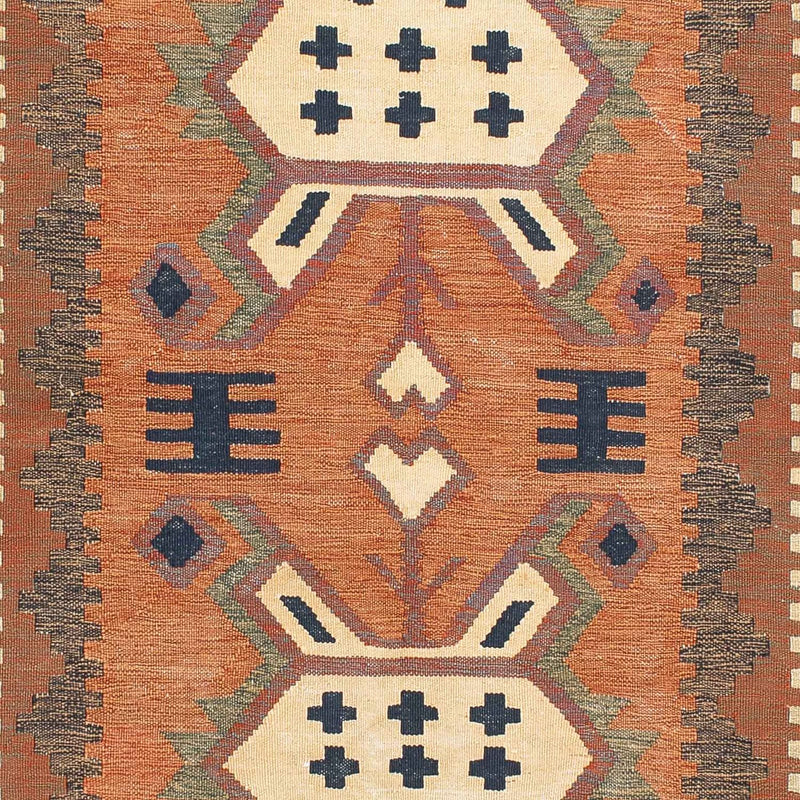Tappeto Kelim - Orientale - 200 x 144 cm - marrone