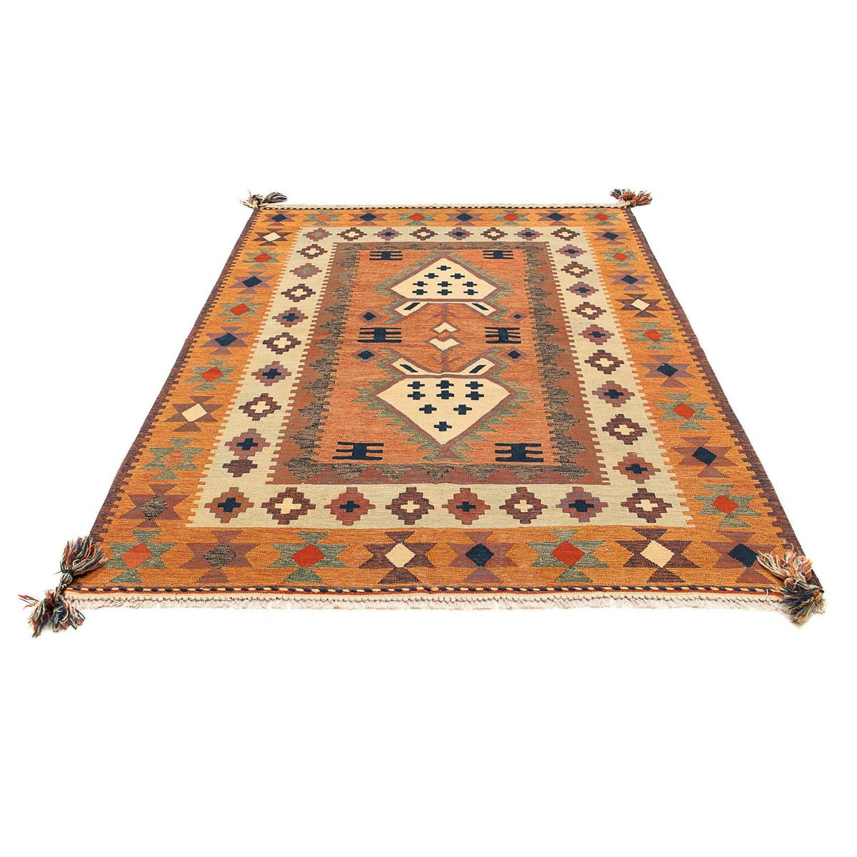 Tappeto Kelim - Orientale - 200 x 144 cm - marrone