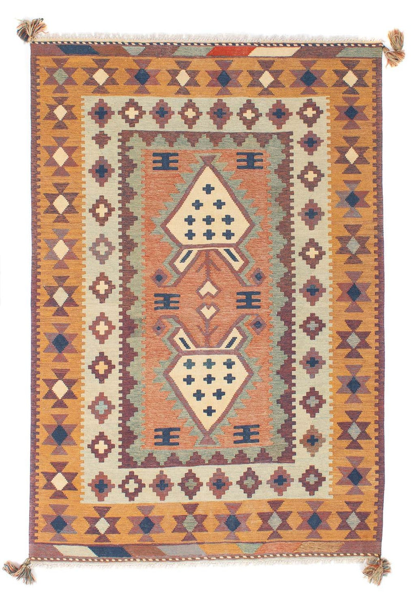 Tappeto Kelim - Tendenza - 208 x 143 cm - multicolore