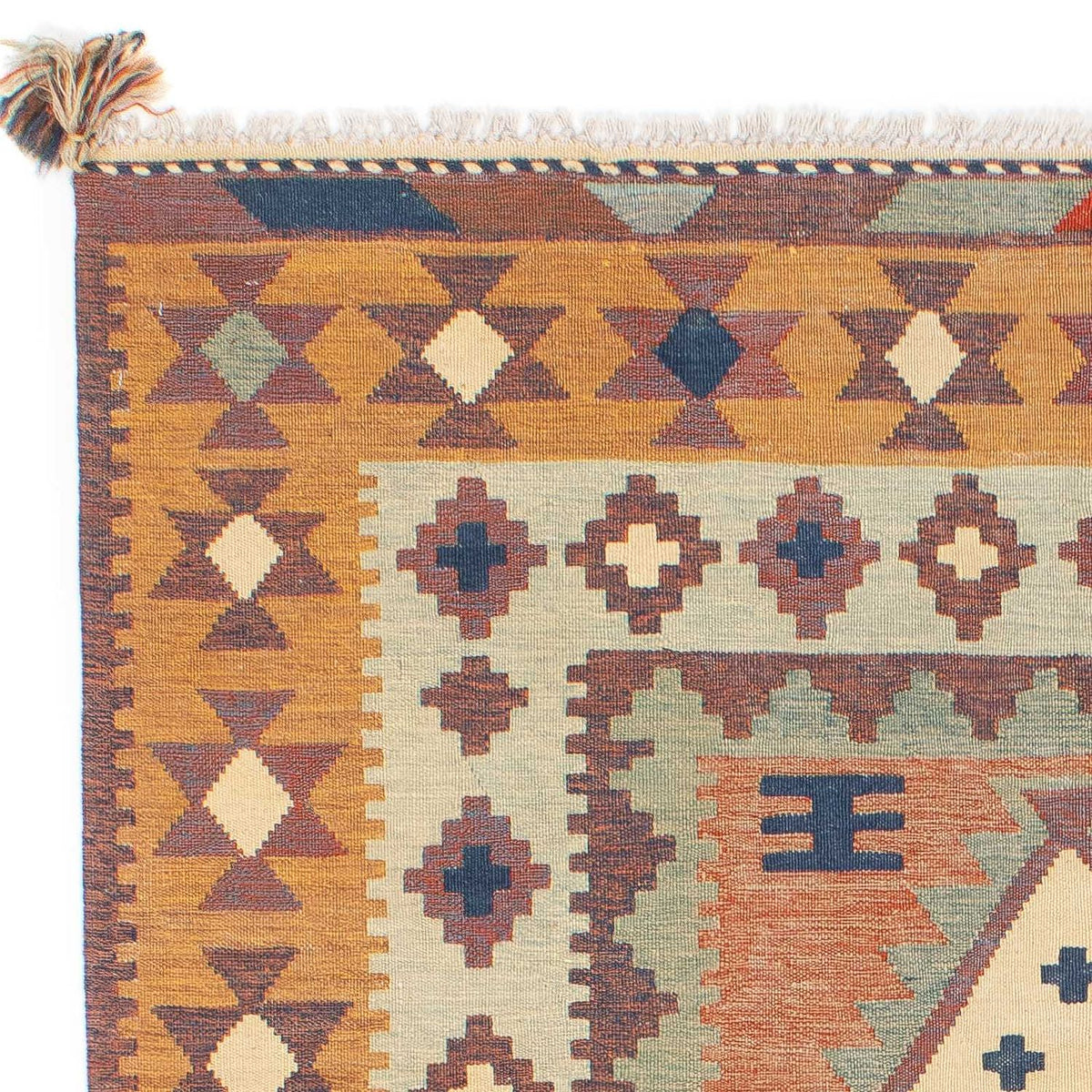 Tappeto Kelim - Tendenza - 208 x 143 cm - multicolore