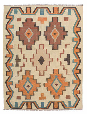 Tappeto Kelim - Orientale - 205 x 158 cm - multicolore