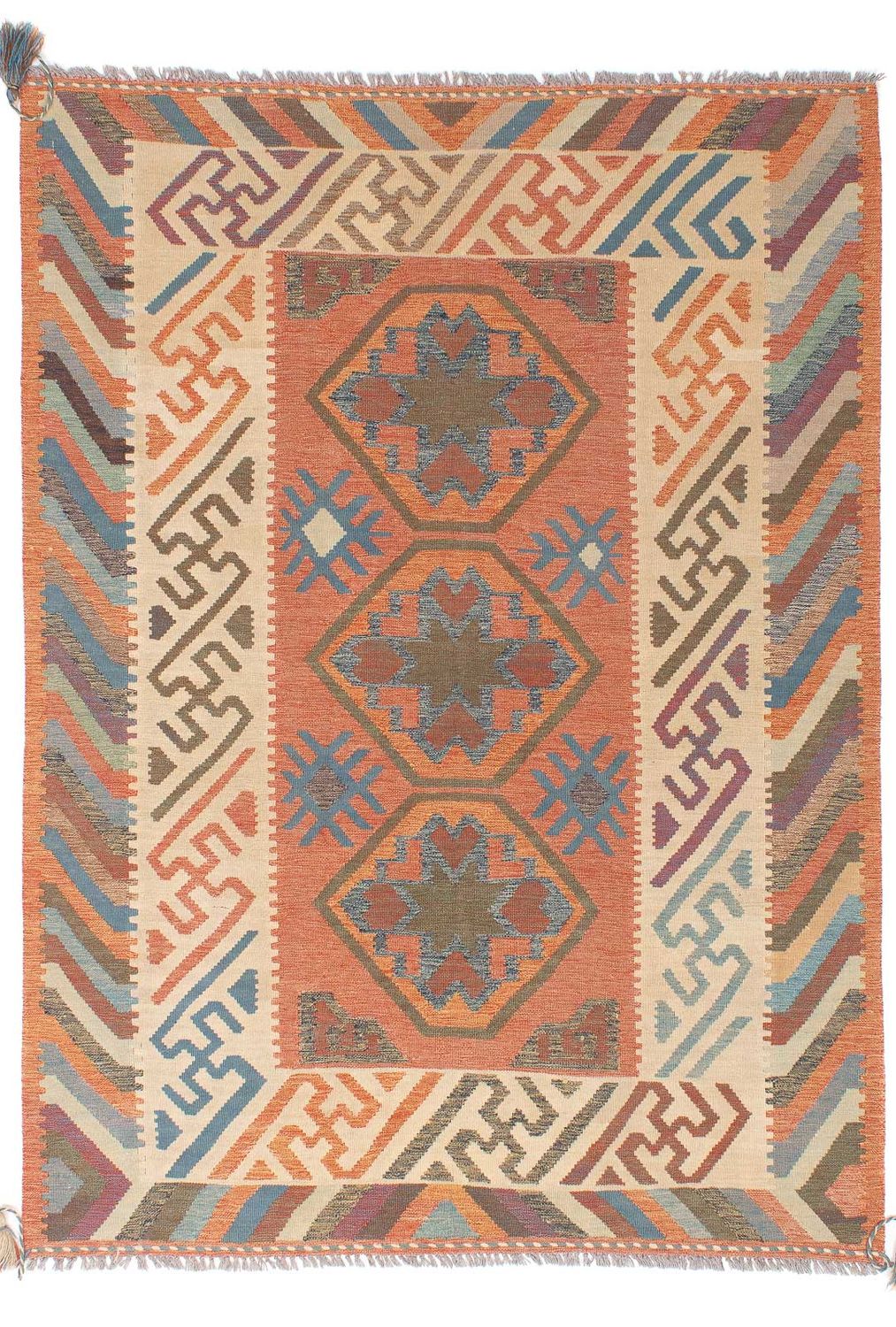 Tappeto Kelim - Tendenza - 200 x 147 cm - multicolore