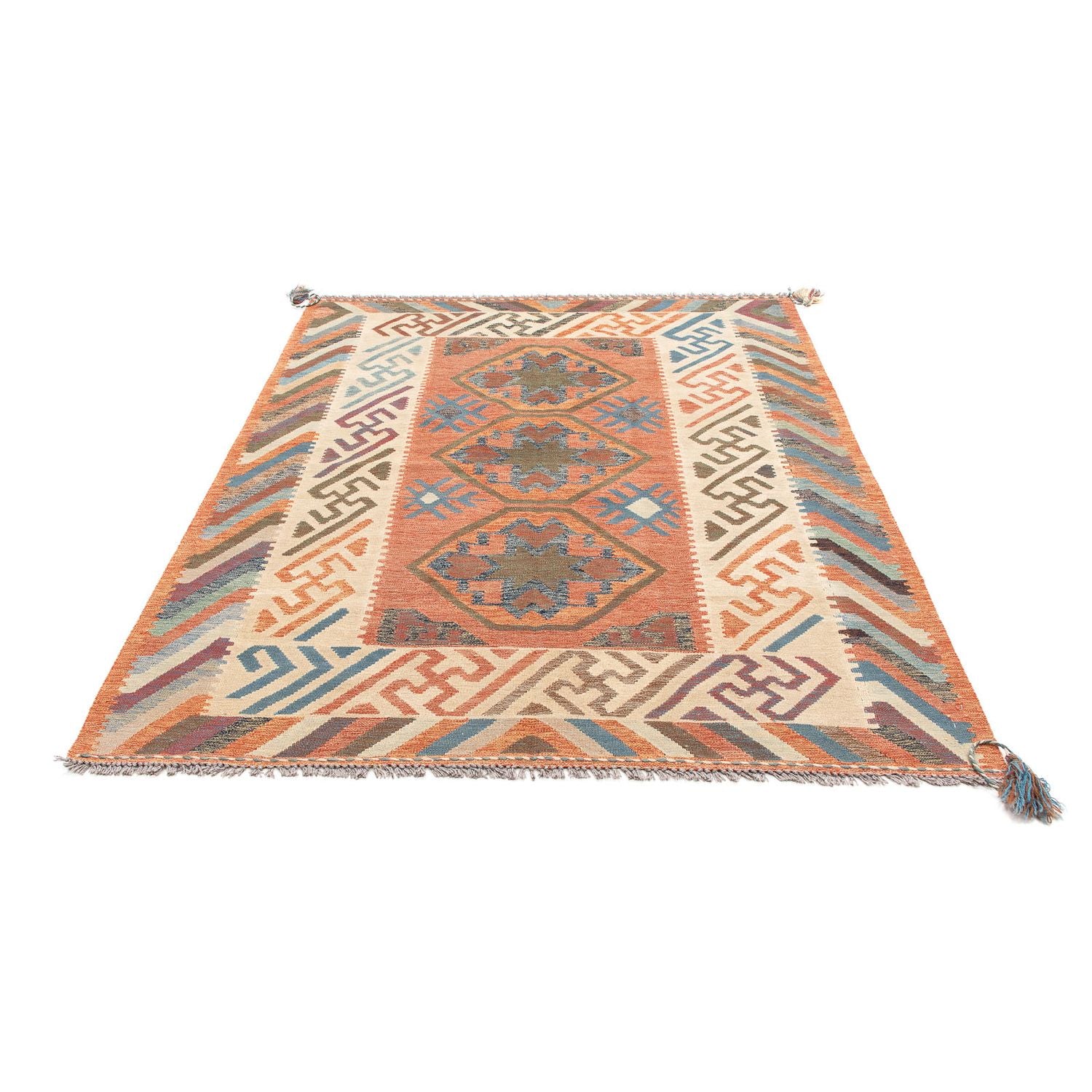 Tappeto Kelim - Tendenza - 200 x 147 cm - multicolore