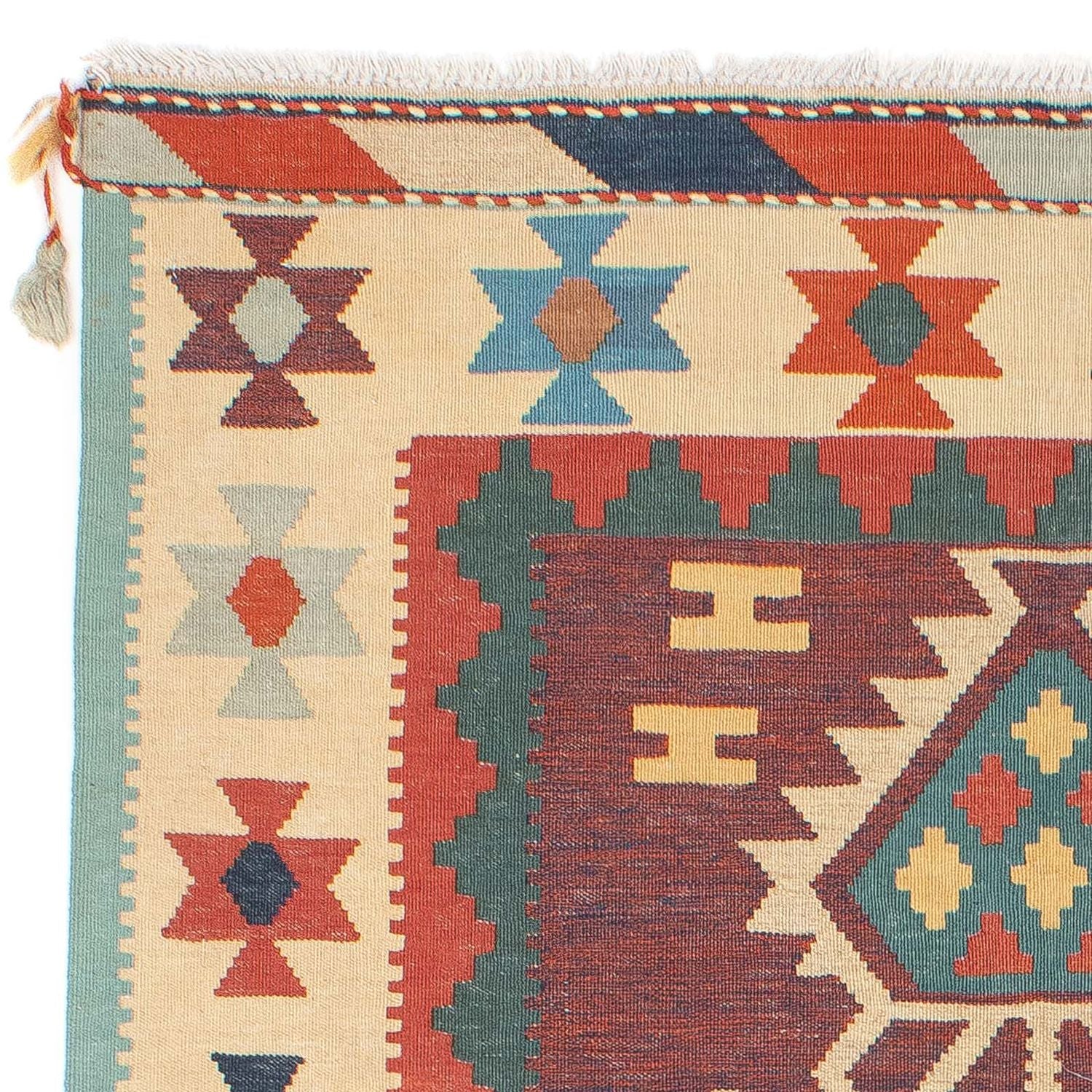 Tappeto Kelim - Tendenza - 181 x 121 cm - multicolore