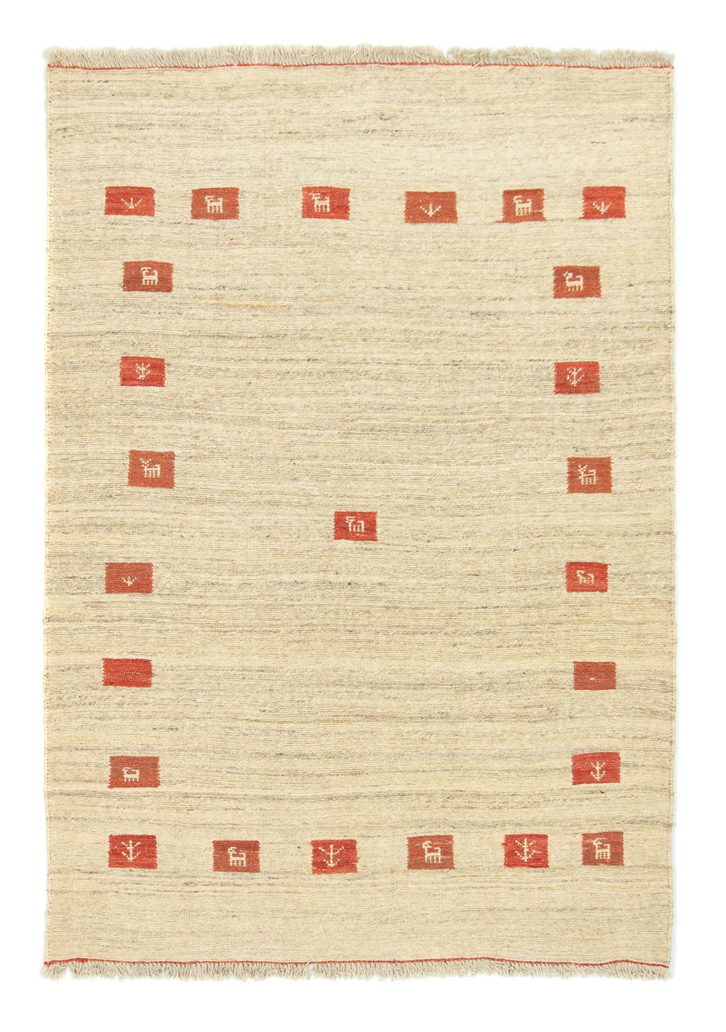 Tappeto Gabbeh - Indus - 180 x 120 cm - beige