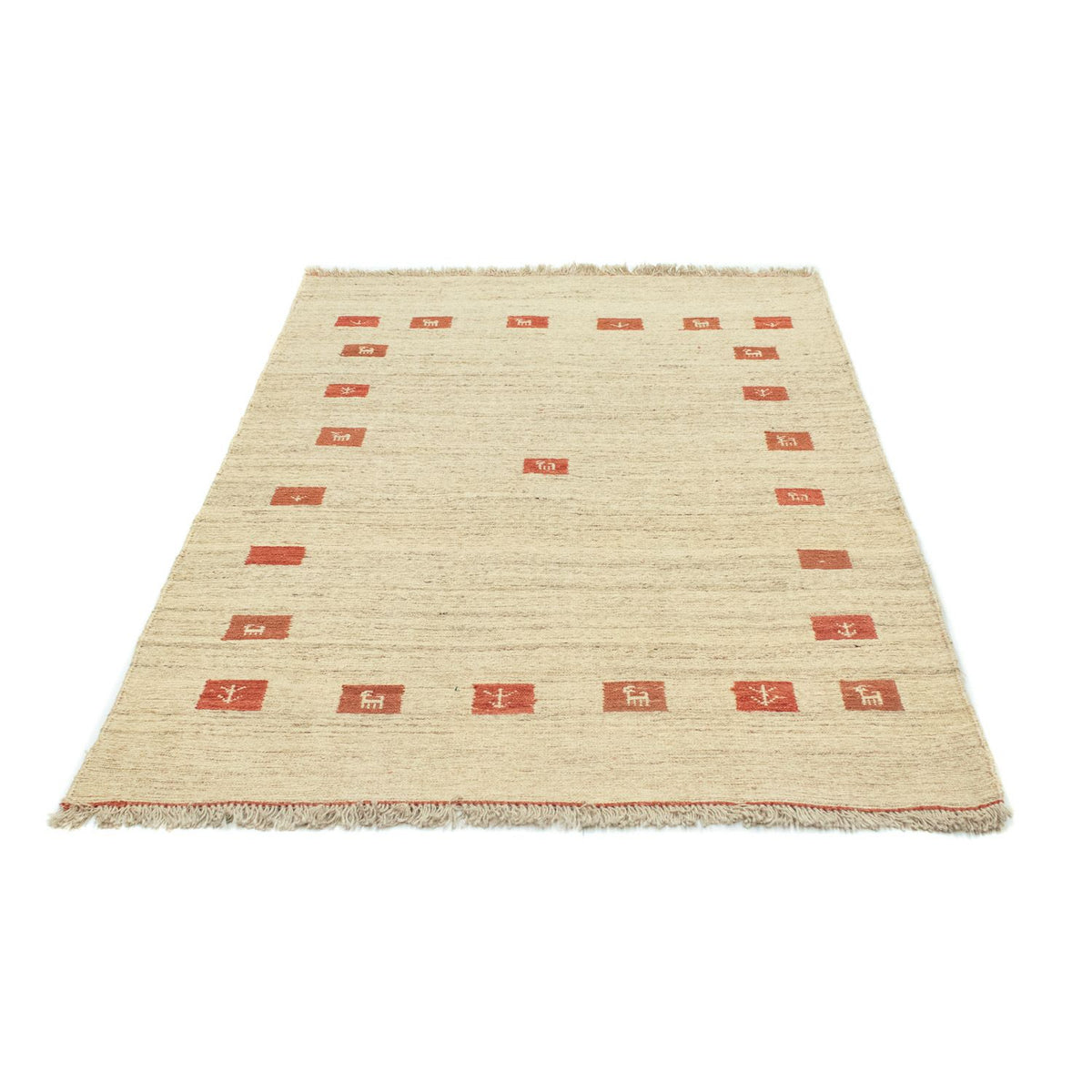 Tappeto Gabbeh - Indus - 180 x 120 cm - beige