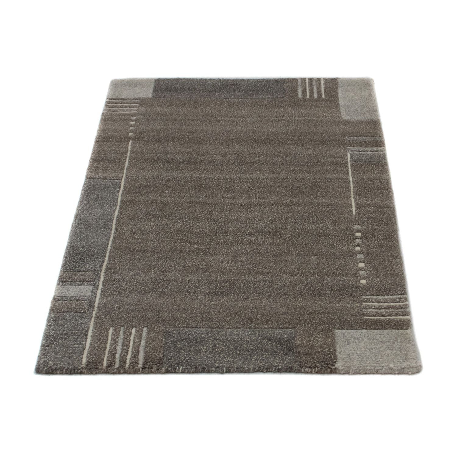 Tappeto Nepal - 90 x 60 cm - grigio