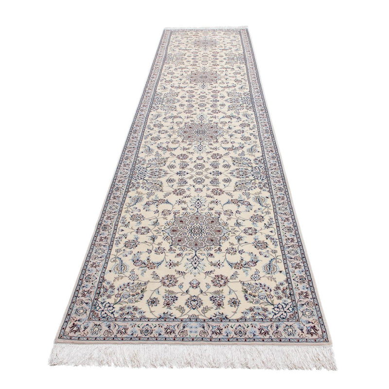Tappeto corsia Tappeto Persero - Nain - 446 x 100 cm - beige
