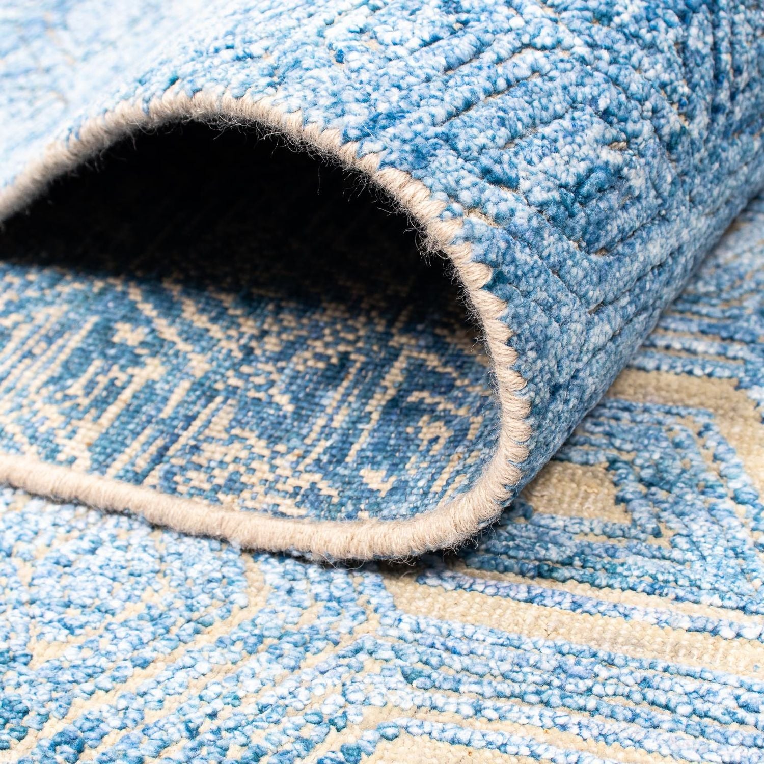 Tappeto di design - 307 x 248 cm - blu