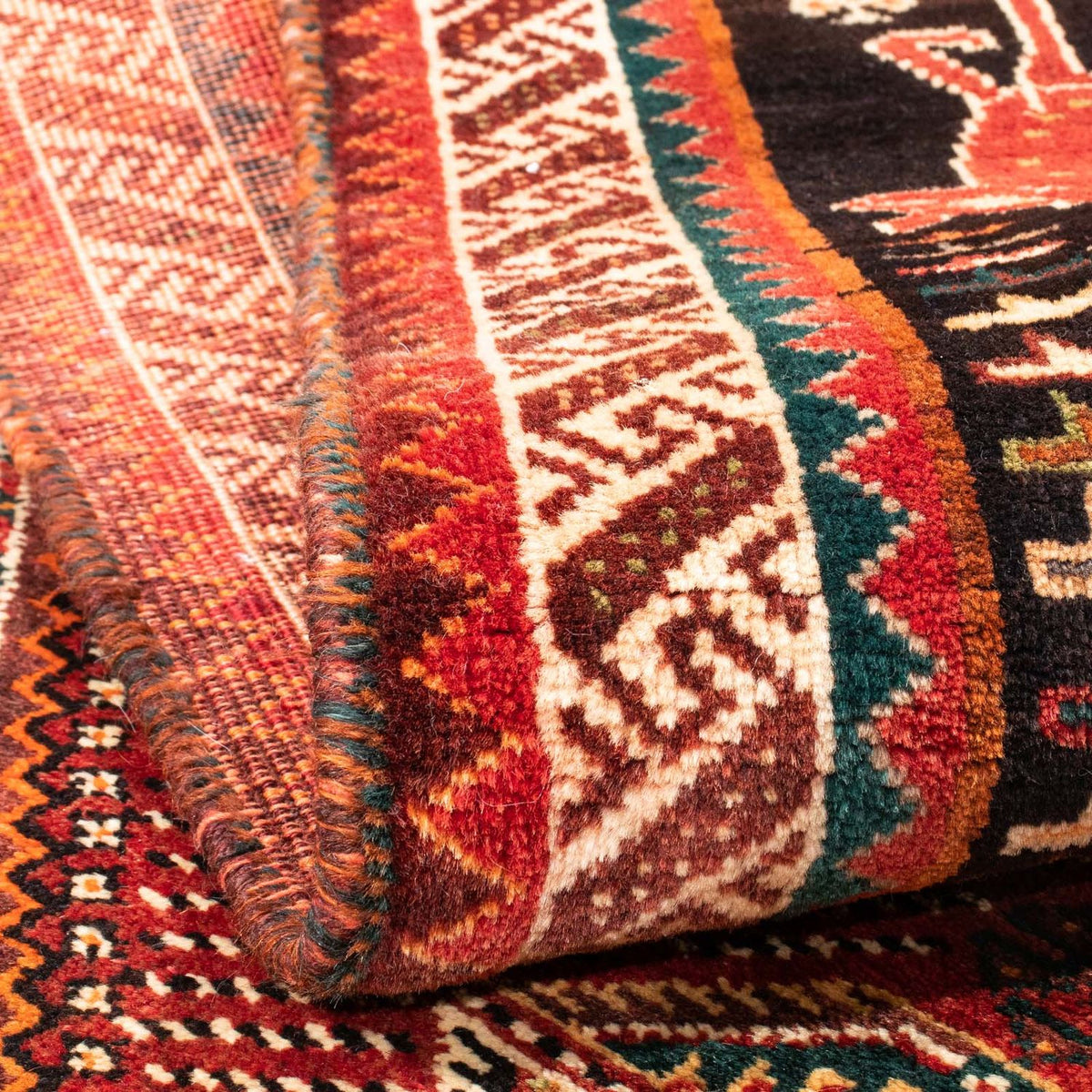 Tappeto Persero - Nomade - 167 x 127 cm - rosso scuro