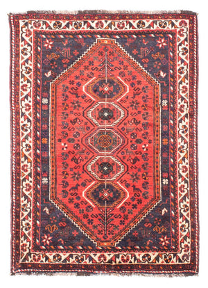 Tappeto Persero - Nomade - 155 x 116 cm - rosso scuro