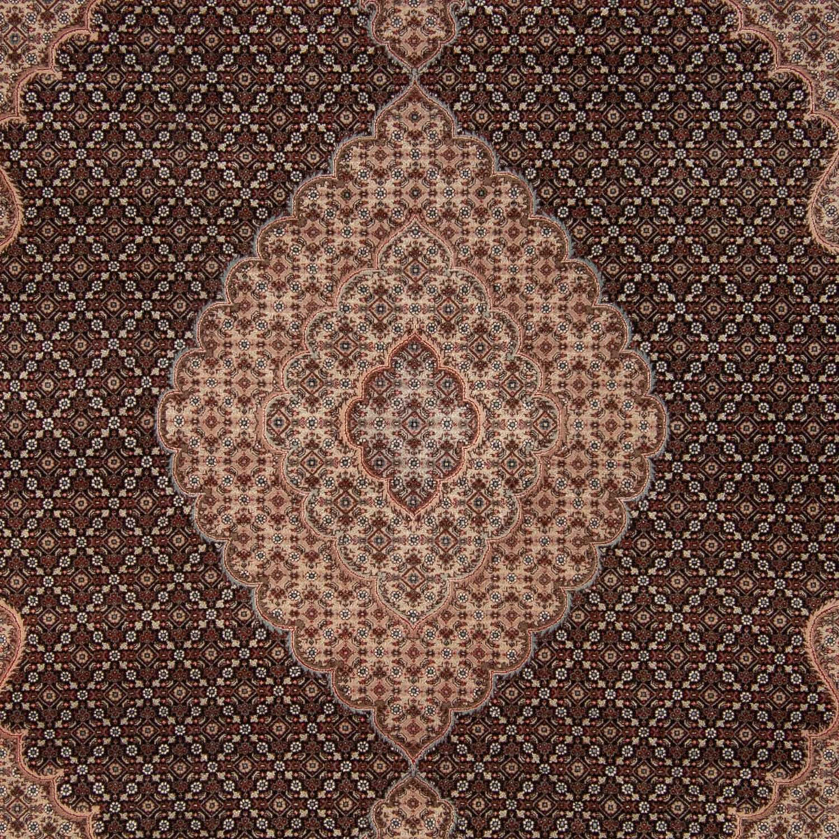 Tappeto Persero - Tabriz - 346 x 253 cm - blu scuro