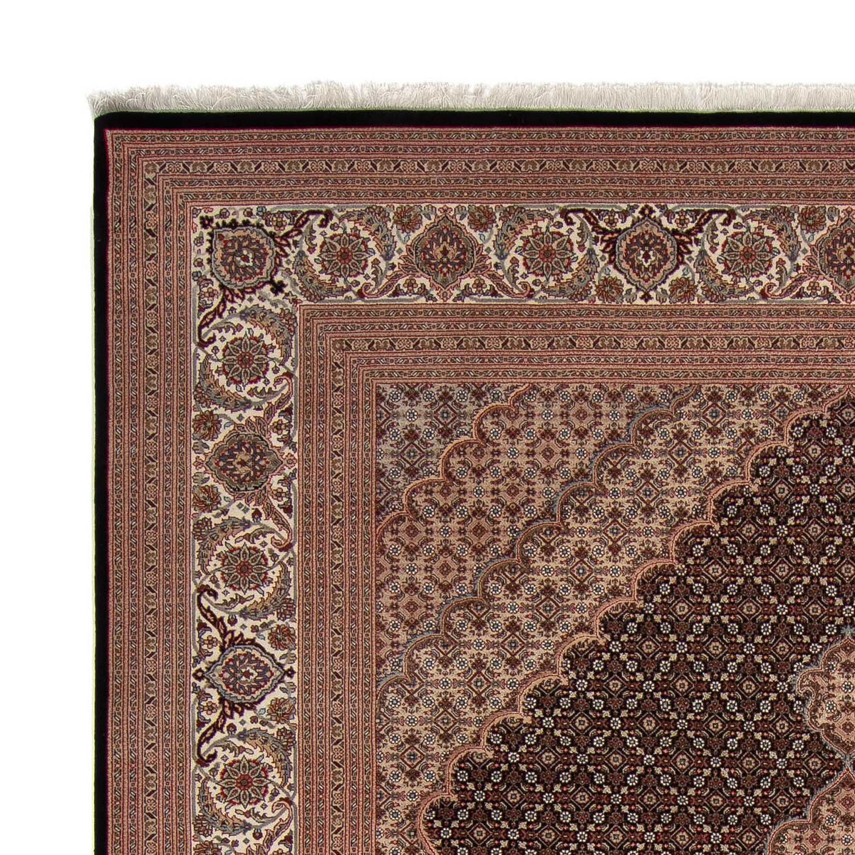 Tappeto Persero - Tabriz - 346 x 253 cm - blu scuro