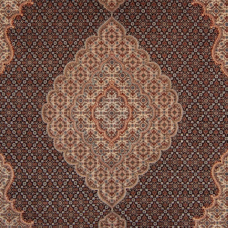 Tappeto Persero - Tabriz - 303 x 201 cm - blu scuro