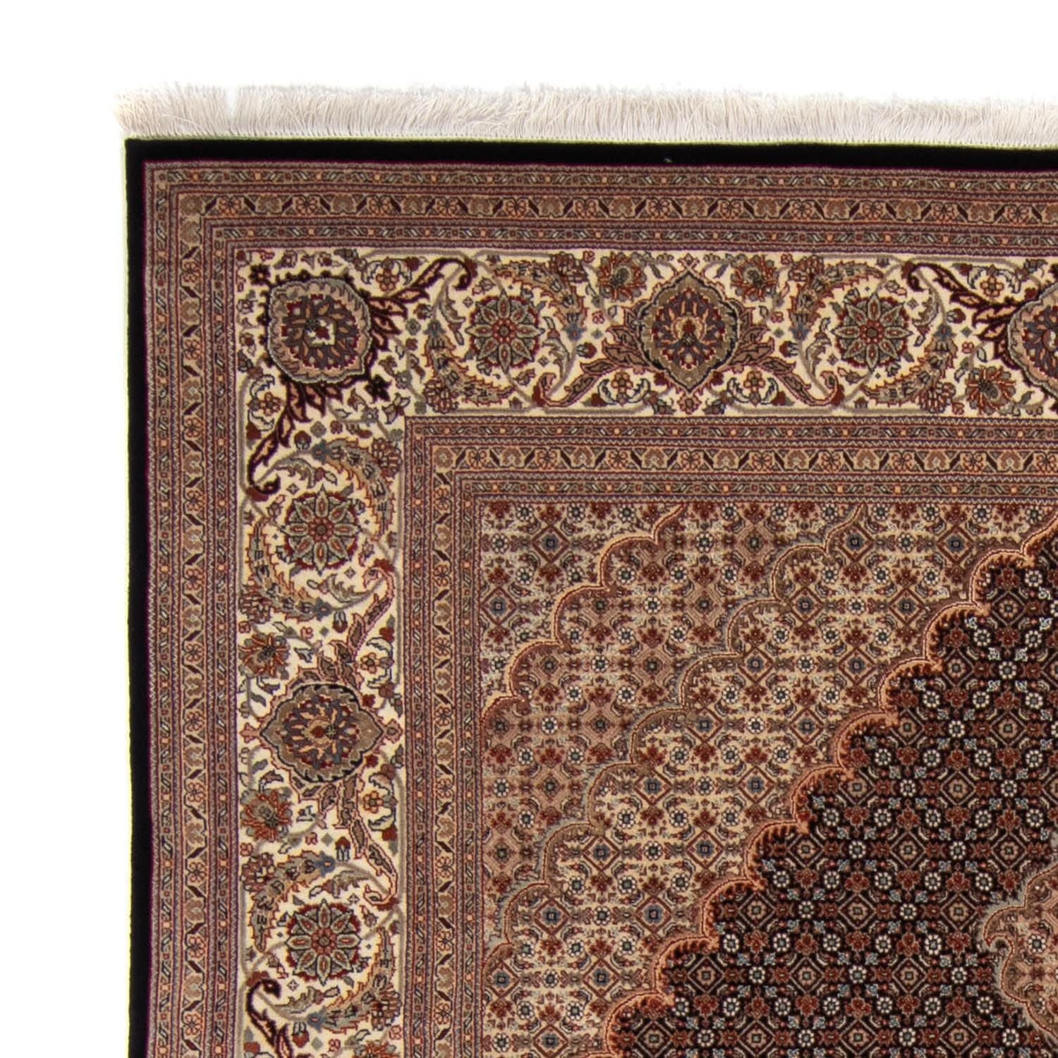 Tappeto Persero - Tabriz - 303 x 201 cm - blu scuro