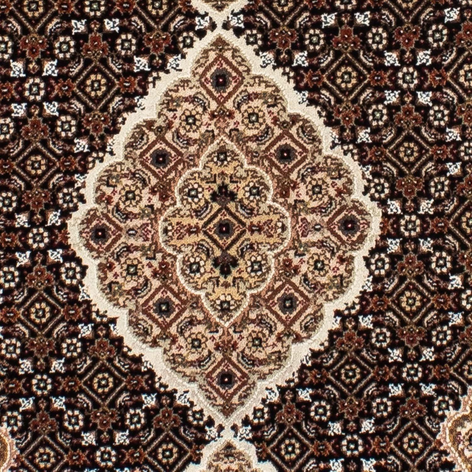 Tappeto corsia Tappeto Persero - Tabriz - 201 x 84 cm - blu scuro