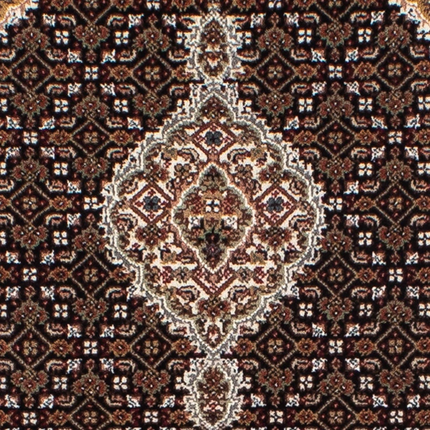 Tappeto corsia Tappeto Persero - Tabriz - 196 x 73 cm - blu scuro