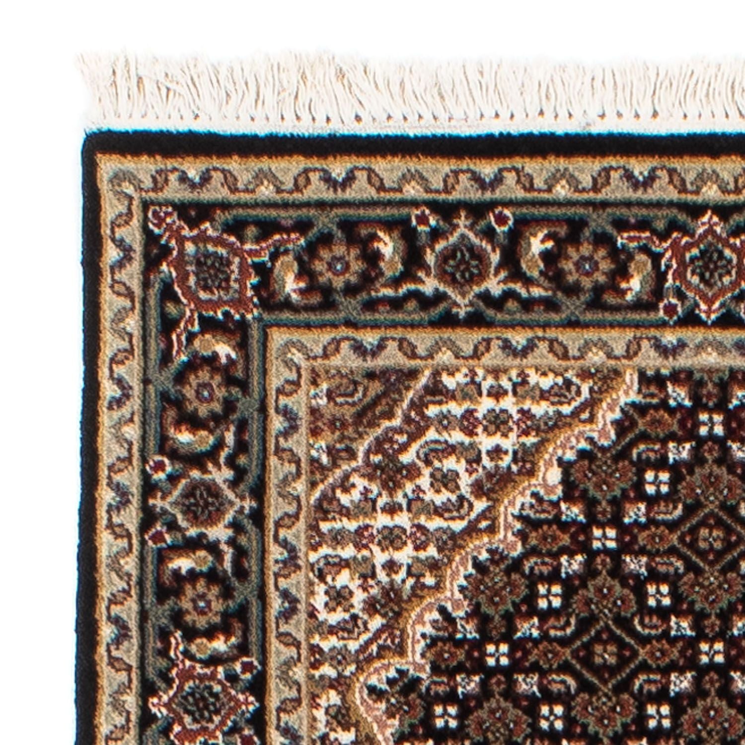Tappeto corsia Tappeto Persero - Tabriz - 196 x 73 cm - blu scuro
