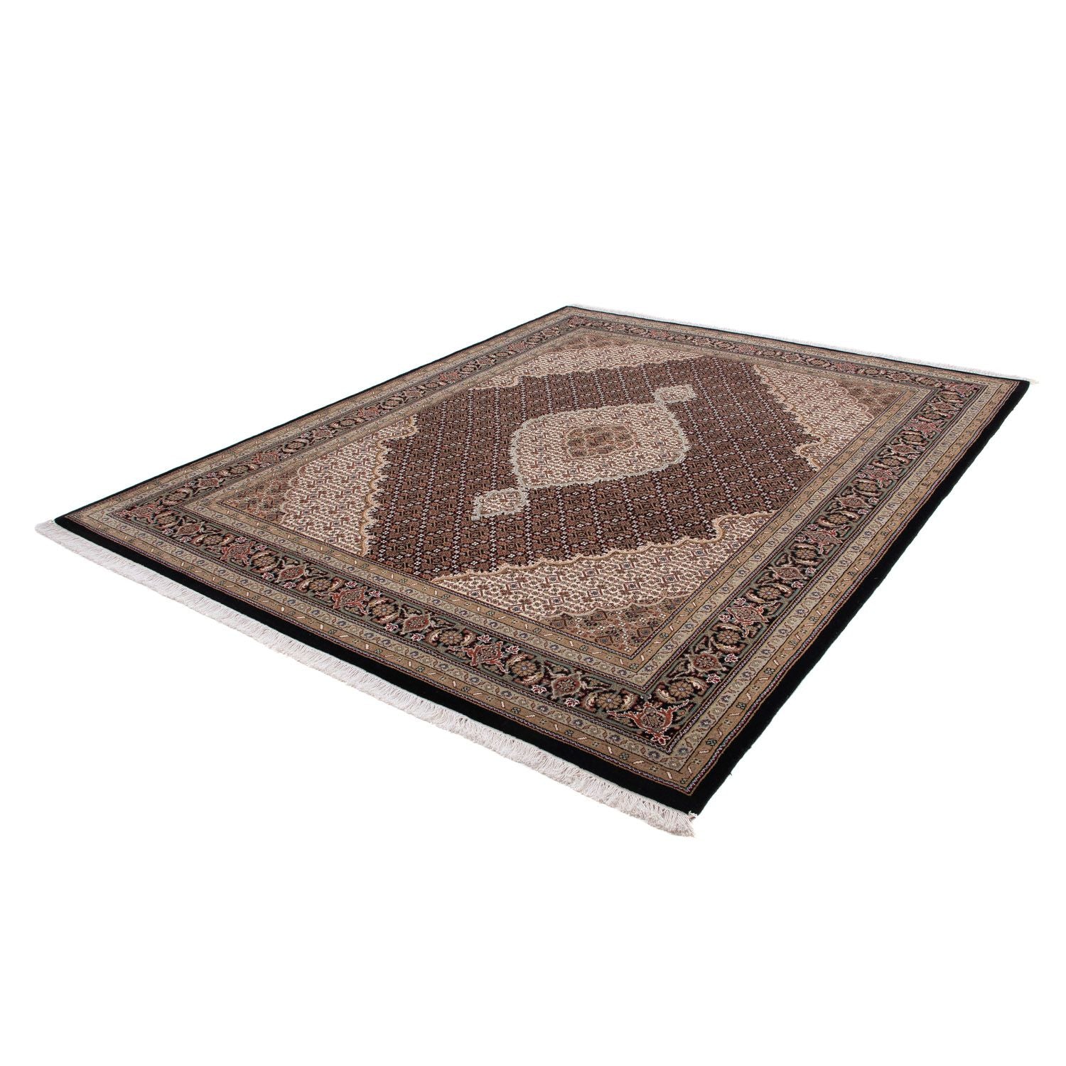 Tappeto Persero - Tabriz - 253 x 199 cm - blu scuro