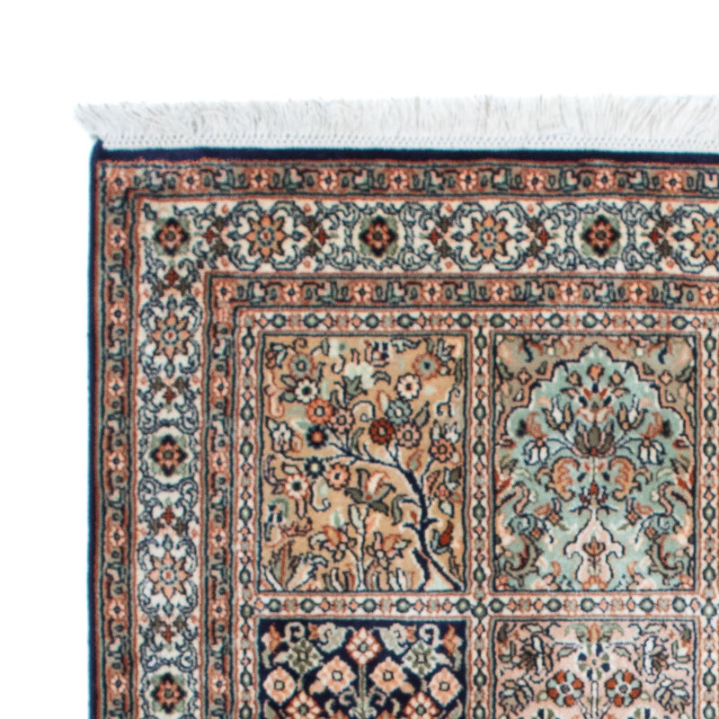 Tappeto di seta - Seta del Kashmir - 152 x 94 cm - multicolore
