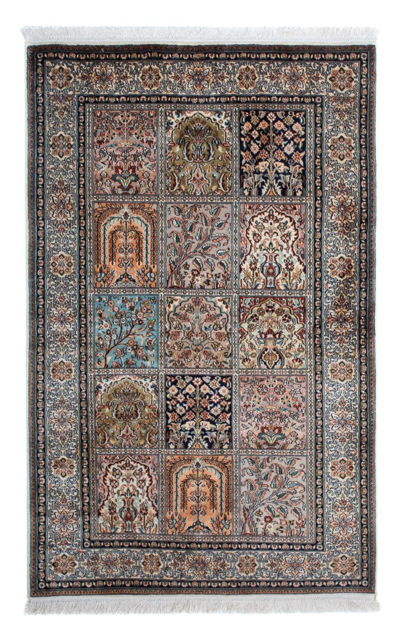 Tappeto di seta - Seta del Kashmir - 152 x 96 cm - multicolore