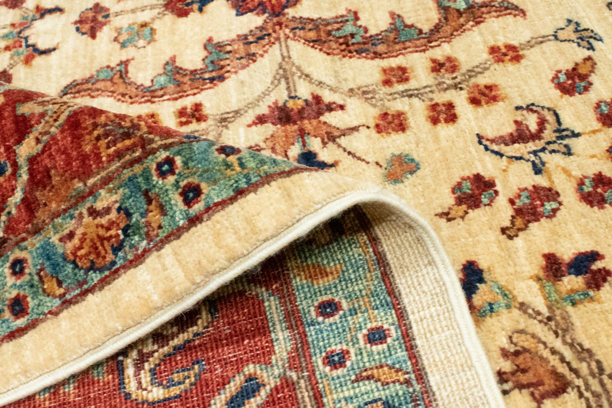 Tappeto afgano - 199 x 156 cm - beige