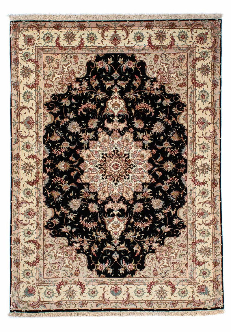 Tappeto Persero - Tabriz - 213 x 152 cm - blu scuro