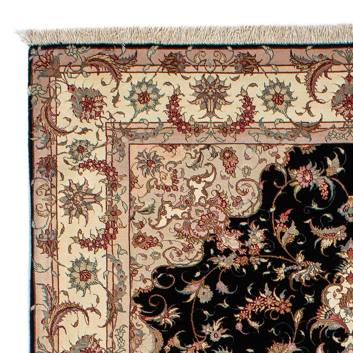 Tappeto Persero - Tabriz - 213 x 152 cm - blu scuro