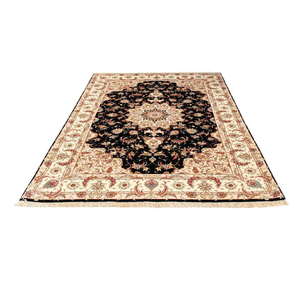 Tappeto Persero - Tabriz - 213 x 152 cm - blu scuro