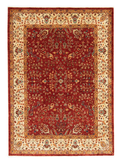 Tappeto afgano 149x207cm - Tappeto orientale - rosso