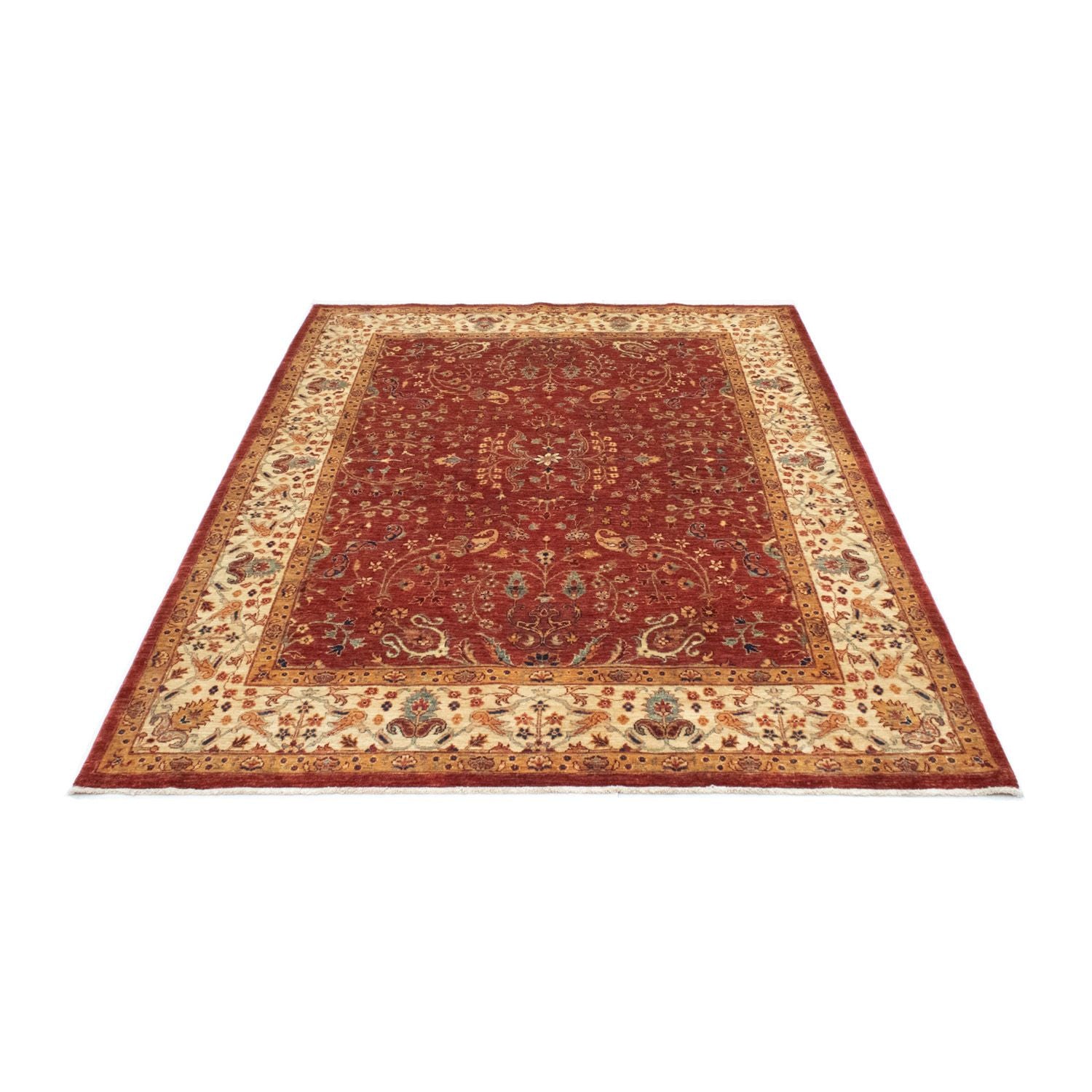 Tappeto afgano - 207 x 149 cm - rosso