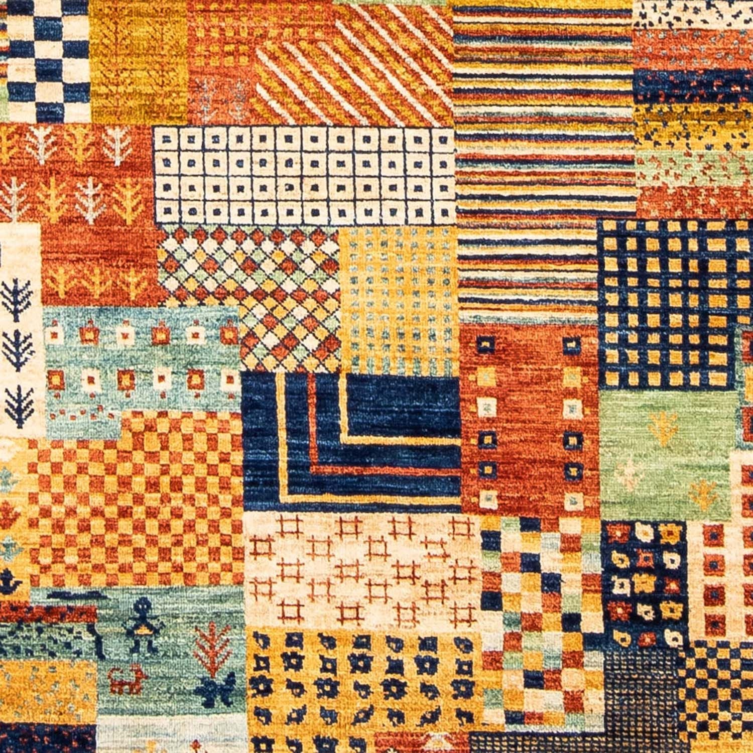 Tappeto Gabbeh - Loribaft Persero - 228 x 170 cm - ruggine