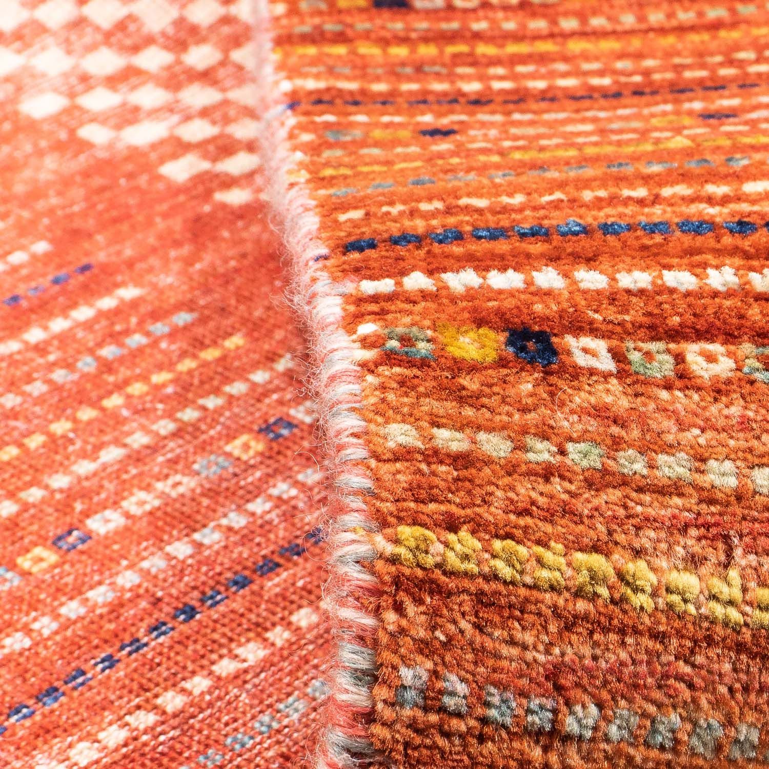 Tappeto Gabbeh - Loribaft Persero - 228 x 170 cm - ruggine