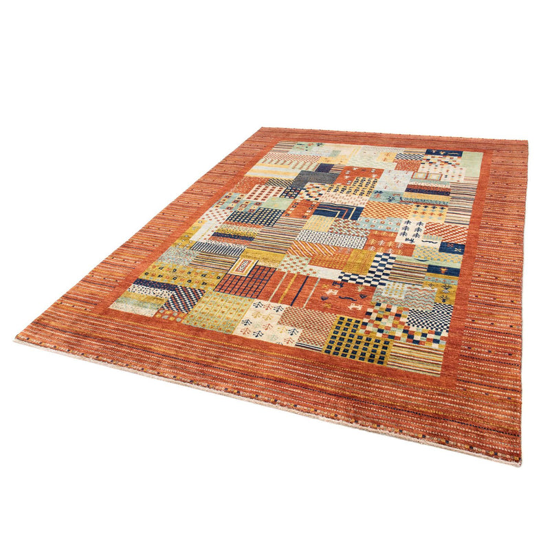 Tappeto Gabbeh - Loribaft Persero - 228 x 170 cm - ruggine