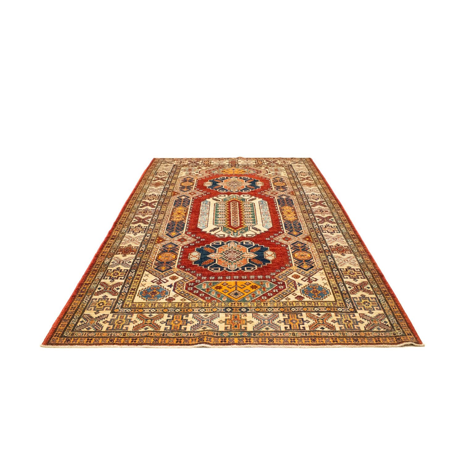 Tappeto Ziegler - Kazak - 261 x 184 cm - rosso scuro