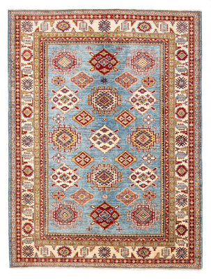Tappeto Ziegler - Kazak - 233 x 184 cm - blu chiaro