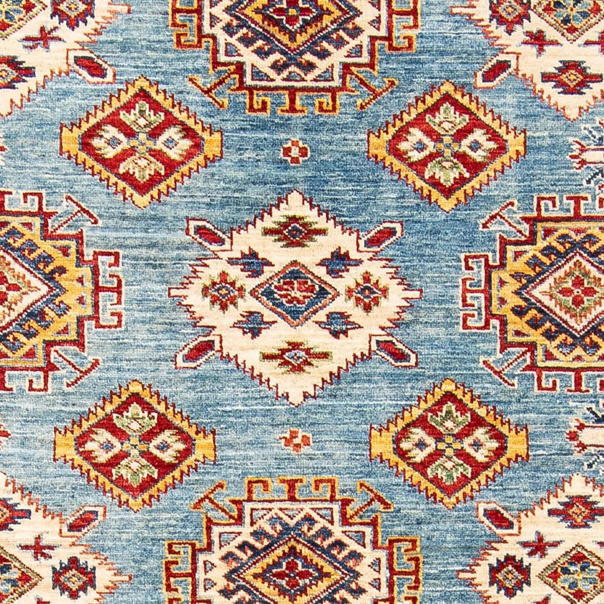 Tappeto Ziegler - Kazak - 233 x 184 cm - blu chiaro