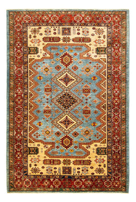 Tappeto Ziegler - Kazak - 271 x 184 cm - blu chiaro