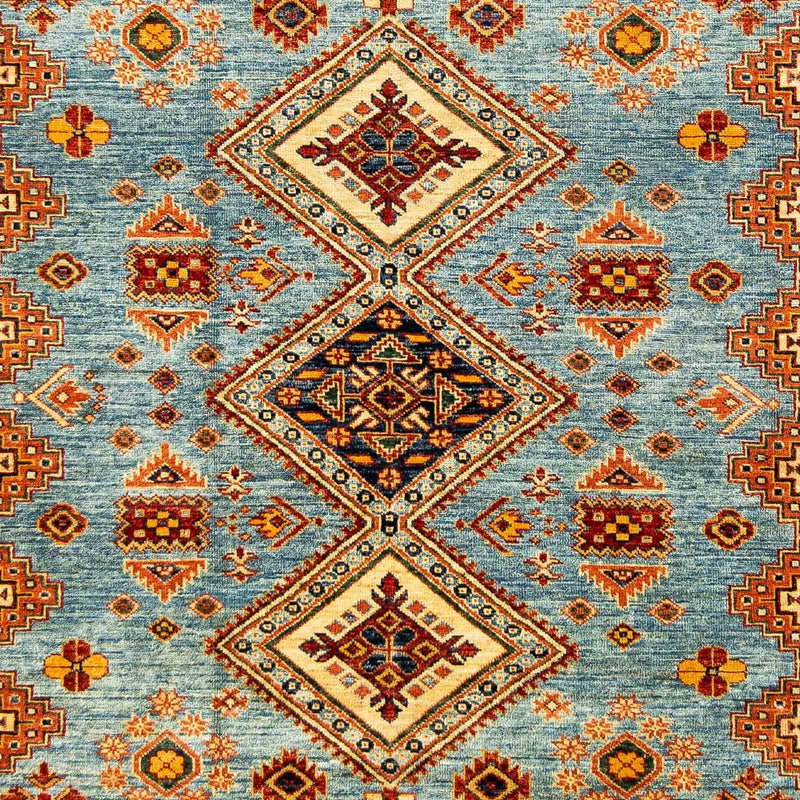 Tappeto Ziegler - Kazak - 271 x 184 cm - blu chiaro