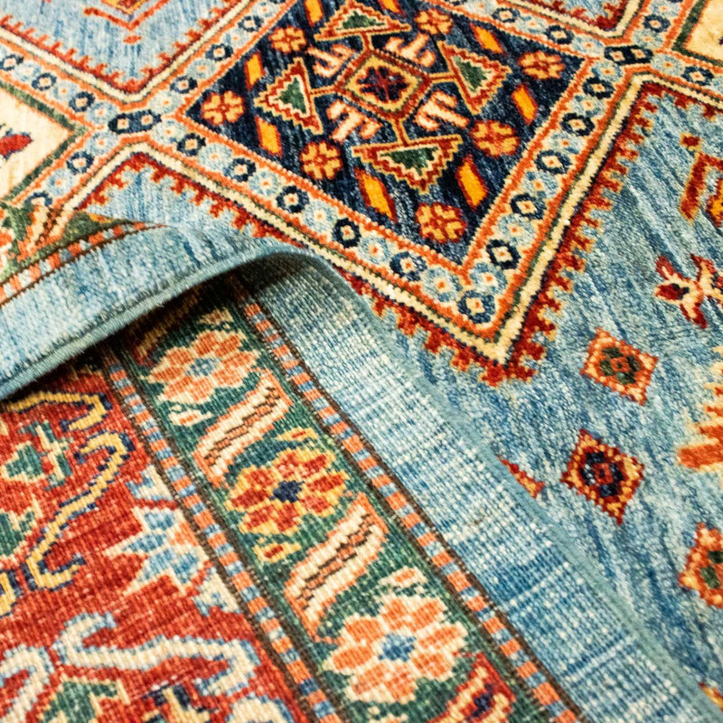 Tappeto Ziegler - Kazak - 271 x 184 cm - blu chiaro
