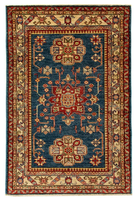 Tappeto Ziegler - Kazak - 126 x 85 cm - blu