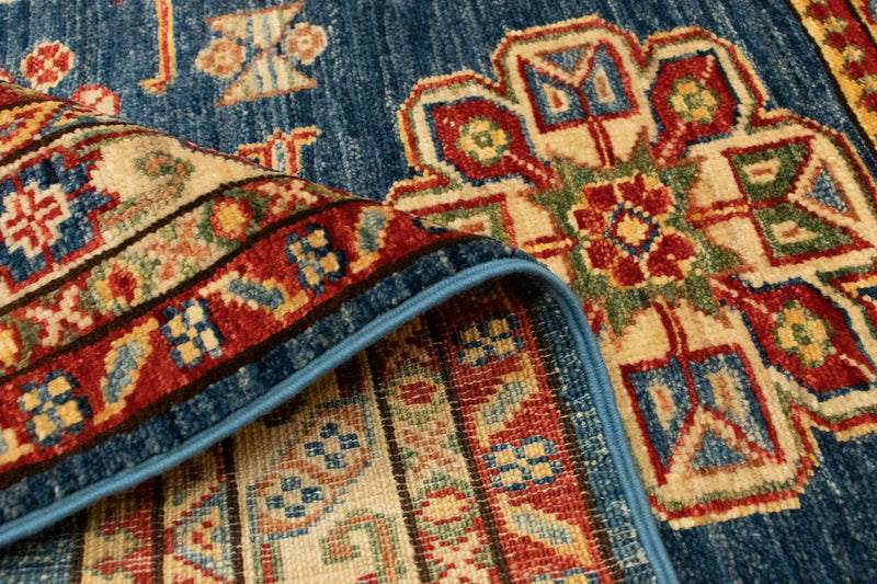 Tappeto Ziegler - Kazak - 126 x 85 cm - blu