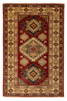 Tappeto Ziegler - Kazak - 124 x 84 cm - rosso scuro