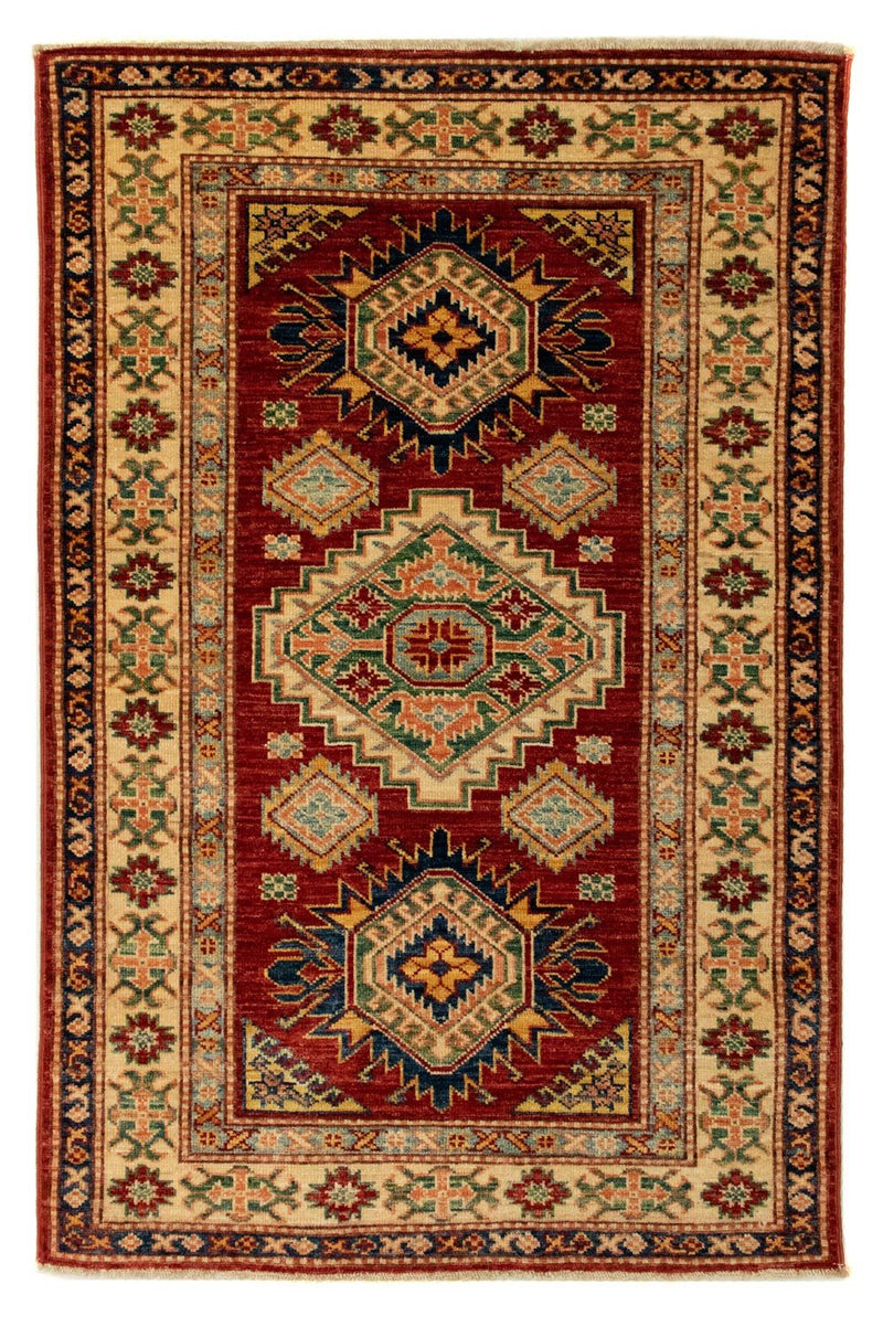 Tappeto Ziegler - Kazak - 124 x 84 cm - rosso scuro