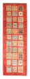 Tappeto corsia Tappeto Ziegler - 251 x 83 cm - rosso