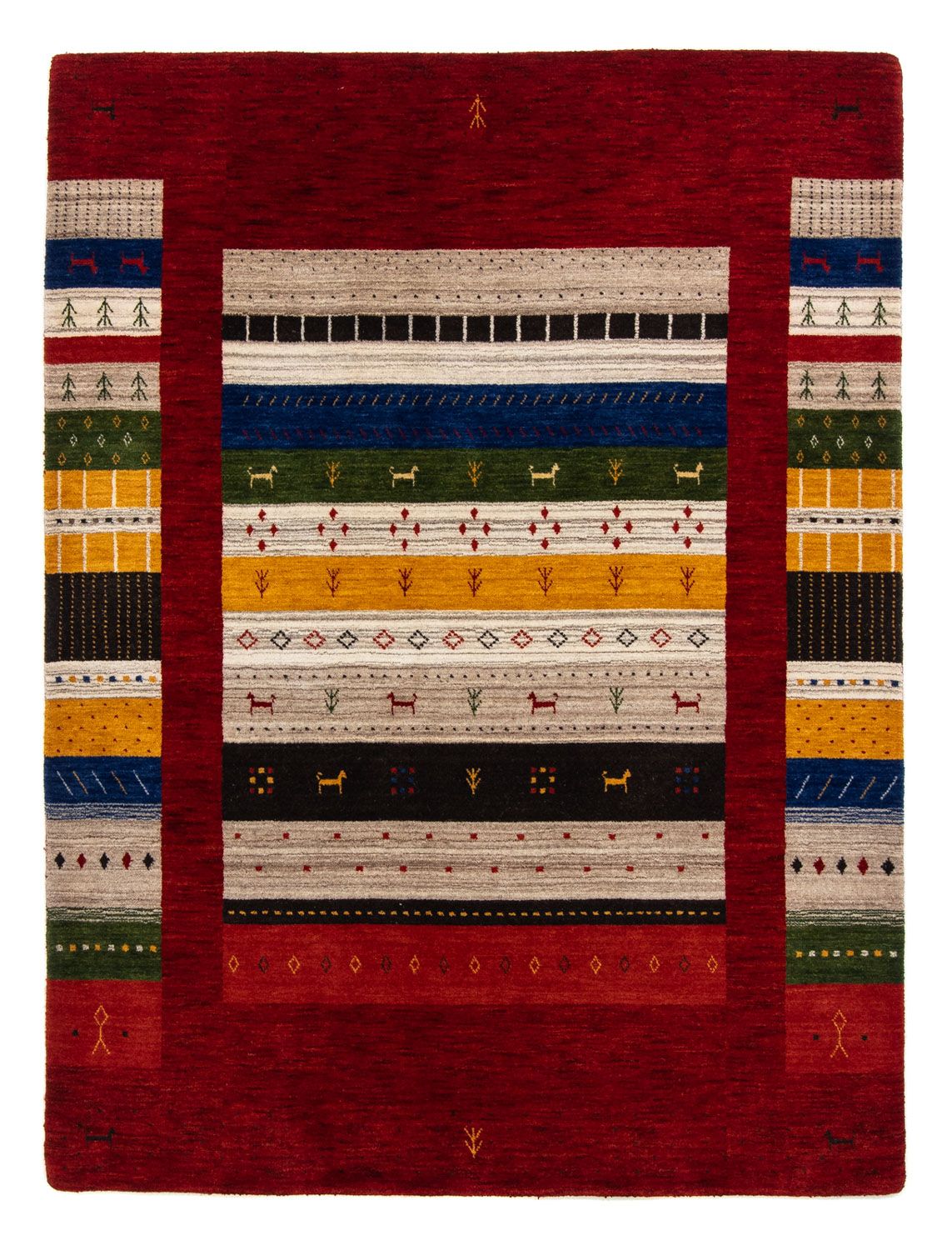 Tappeto Gabbeh - Loribaft Persero - 200 x 144 cm - multicolore